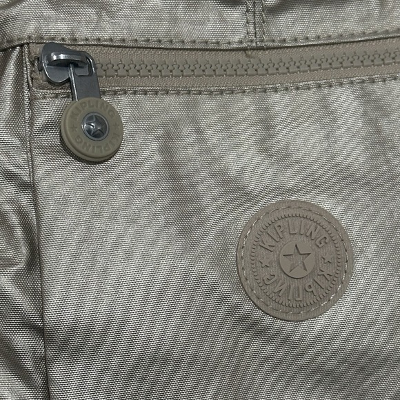 Kipling HB6556 Wes Crossbody Shoulder Bag Purse Toasty Gold With Monkey - Picture 4 of 11